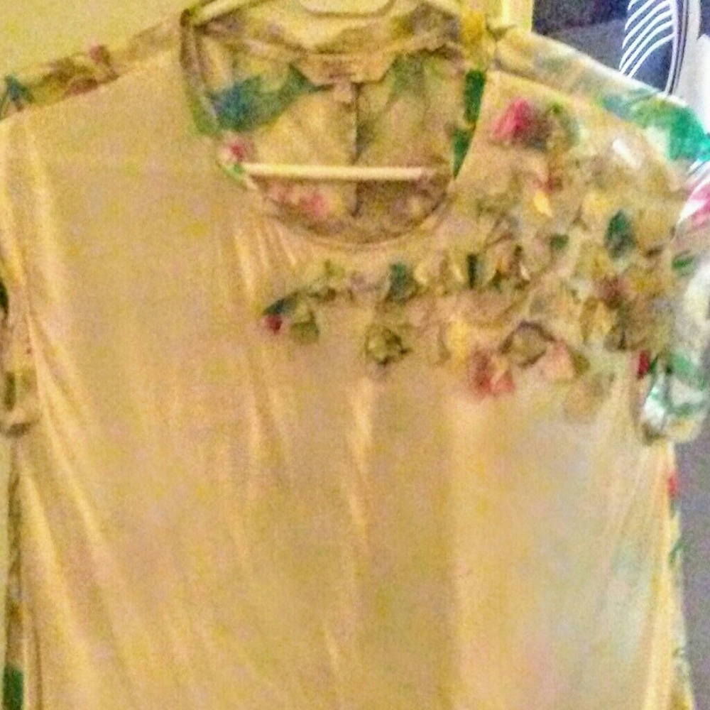 Ted Baker London Misses Size 1 Floral T-shirt